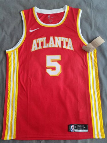 NBA 5 Murray Hawks Maillot Rouge